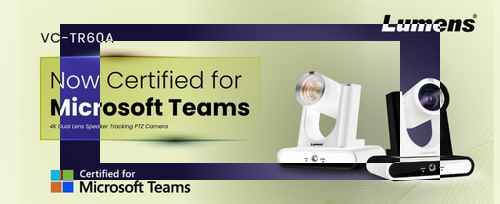 루멘스, 'VC-TR60A' PTZ 카메라 Teams 인증 루멘스, 'VC-TR60A' PTZ 카메라 Teams 인증 - 사진 1