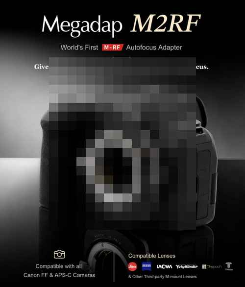 메가댑, 라이카 M-캐논 RF 자동 초점 어댑터 'M2RF'출시 메가댑, 라이카 M-캐논 RF 자동 초점 어댑터 'M2RF'출시 - 사진 1