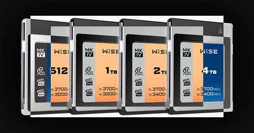 Wise, 듀얼 VPG 인증 CFexpress 4.0 Type B 메모리 카드 'MK-IV' 출시 Wise, 듀얼 VPG 인증 CFexpress 4.0 Type B 메모리 카드 'MK-IV' 출시 - 사진 1