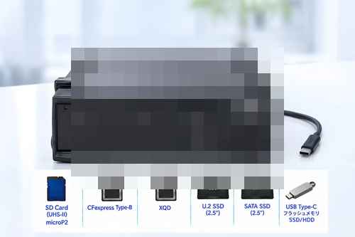 라톡, UHS-II SD부터 U.2 SSD까지 통합 지원 메모리 카드 리더 ‘RS-MR48EX’ 출시 - 사진 2