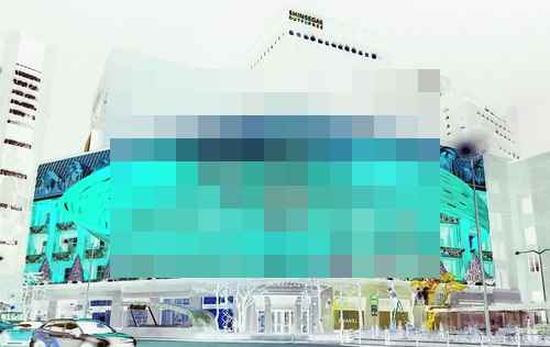 랜드마크에 설치된 삼성 LED 디스플레이 랜드마크에 설치된 삼성 LED 디스플레이 - 사진 3