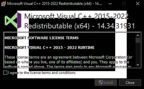 구형 영상편집 프로그램에 필요한 VC redist 64비트 프로그램 - Visual Studio C++ dll 오류시 - 사진 1
