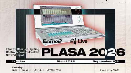 [PLASA Show 2026] 옵시디언, 신형 ONYX NX3 콘솔 및 NX W 윙 발표 - 사진 1