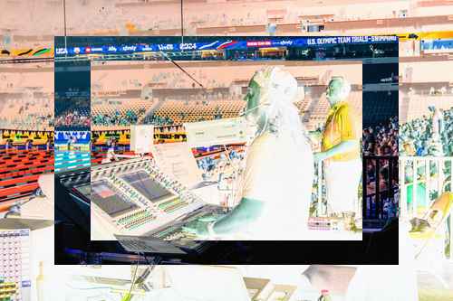 미국 올림픽 수영팀 선발전, DiGiCo SD12-96 콘솔 배치 - 사진 2