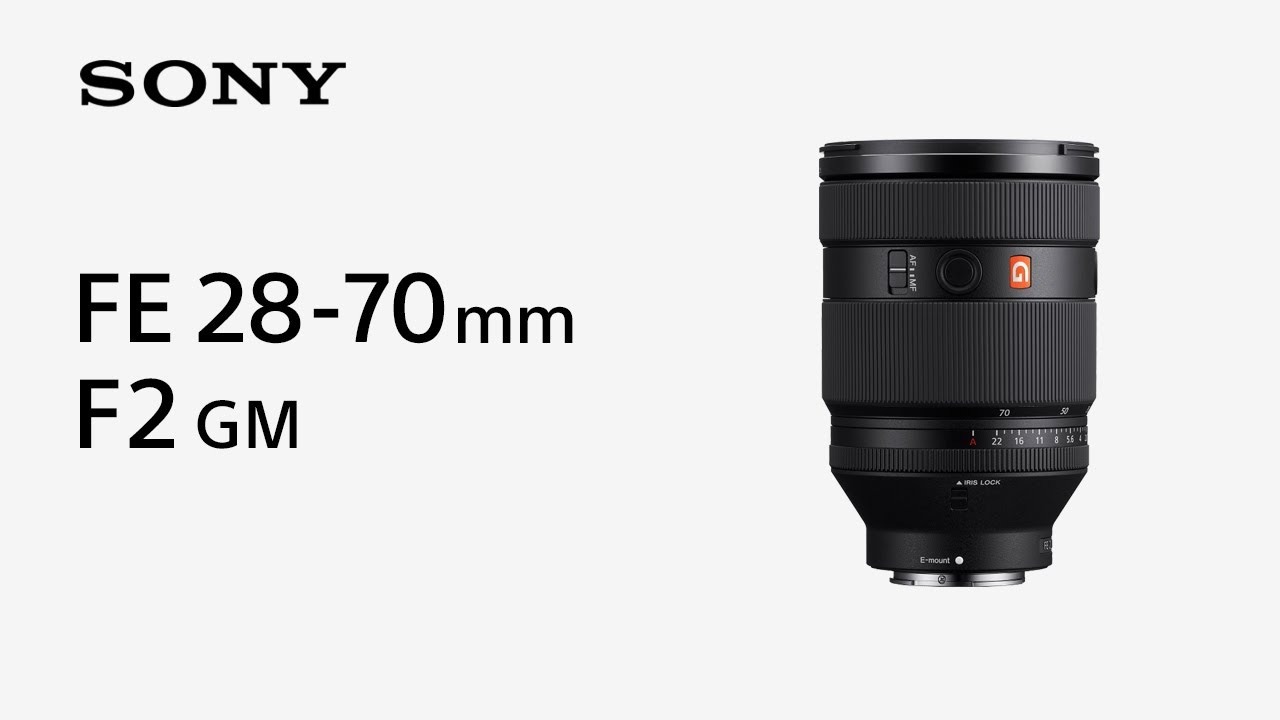 소니, 최초의 고정 f/2 줌 렌즈인 풀프레임 28-70mm f/2 G Master 발표