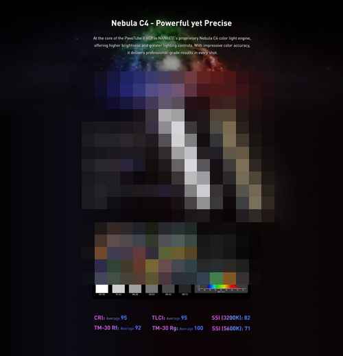 난라이트, LED 튜브 라이트 'PavoTube II 6CP' 발표 난라이트, LED 튜브 라이트 'PavoTube II 6CP' 발표 - 사진 2
