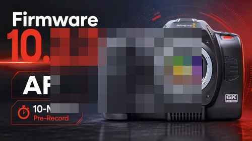 블랙매직 디자인, 시네마 카메라 6K PDAF 업데이트 블랙매직 디자인, 시네마 카메라 6K PDAF 업데이트 - 사진 2