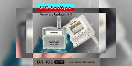 타스캠, DR-10L 프로 오디오 레코더용 V2.0 펌웨어 업데이트 출시 타스캠, DR-10L 프로 오디오 레코더용 V2.0 펌웨어 업데이트 출시 - 사진 1