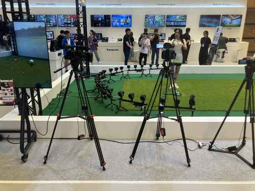 코바 KOBA 2024 파나소닉, 루믹스 카메라 와 PTZ 등 깔끔한 연출을 했고 특히 타임슬립 설치 카메라 존을 설치했다. - 사진 6