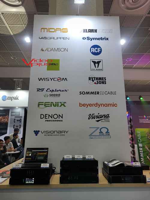 사운드 솔루션, MIDAS CLARK ADAMSON RCF DPA 최고 브랜드를 모아 전시 - 사진 5