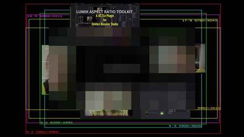 다빈치 리졸브 스튜디오 20+, LUMIX 용 드리프트우드 루믹스 화면비 툴박스 DCTL - 사진 1