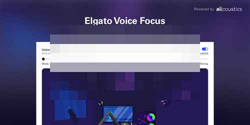 엘가토, NR 소프트웨어 독립형 VST/AU 'Voice Focus '발표 엘가토, NR 소프트웨어 독립형 VST/AU 'Voice Focus '발표 - 사진 1